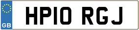 Truck License Plate